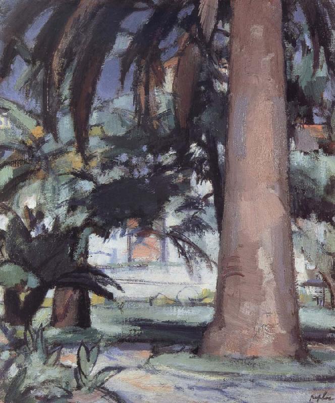 Samuel John Peploe Palm Trees,Antibes